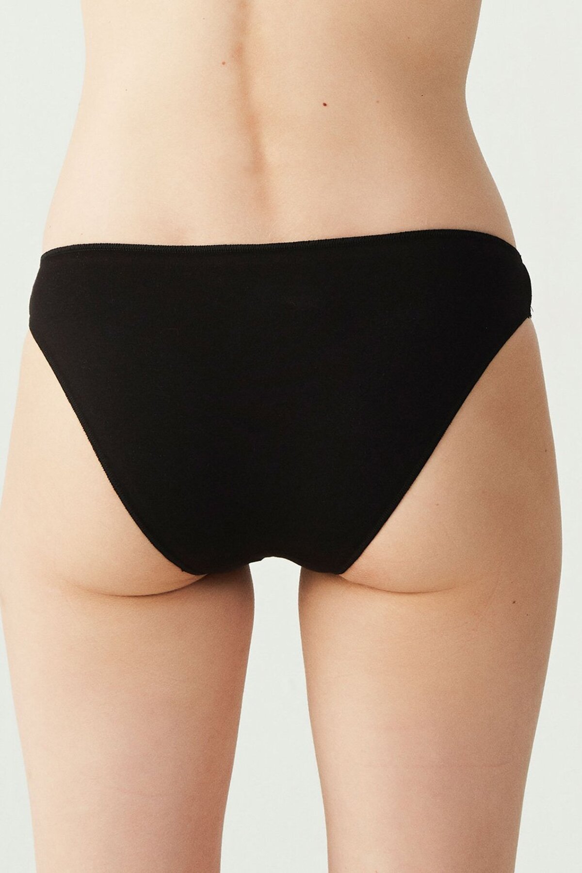 U.S. Polo Assn. 67006, Cotton & Modal & Lycra, 5-Pack, Solid Colors, Women’s Bristle Elastic Slip Set, Black & White & Beige & Salmon & Red - Image 14